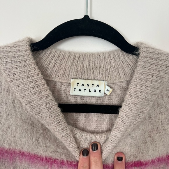 Tanya Taylor Sable Alpaca & Wool-Blend Mock Neck Sweater - Picture 6 of 7